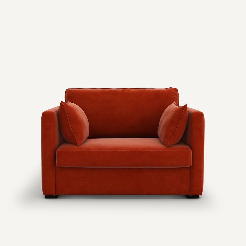 Am.pm 2-sitzer-sofa, Umwandelbar, Aus Samt, Neo Kinkajou