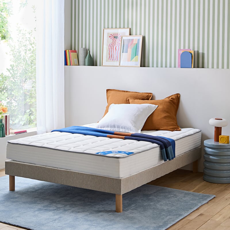Set Aus Matratze 406 Federn, Feste Unterstützung, Weiche Aufnahme Und Unterbett