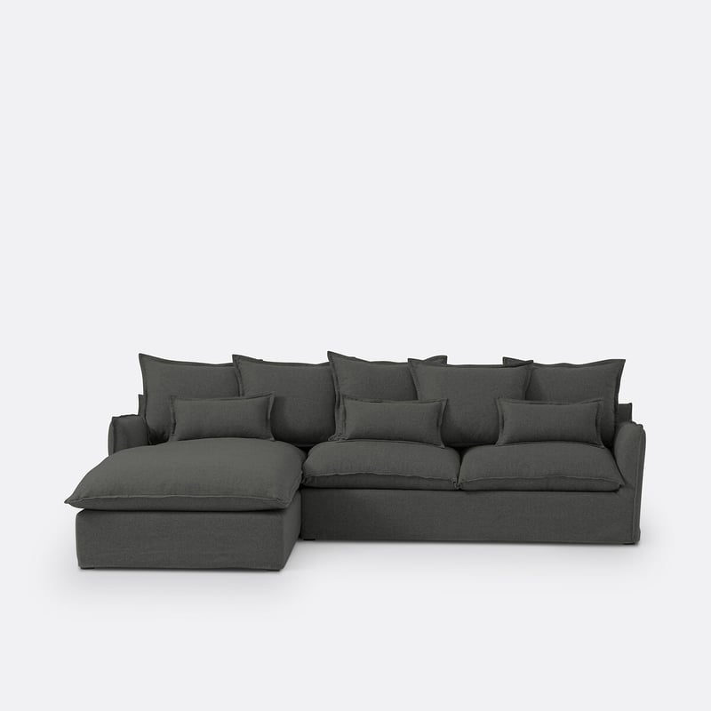 Bezug Für Ecksofa Odna Aus Polyester, Récamiere Links