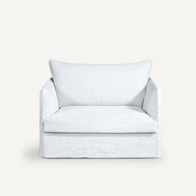 Am.pm Xl-sessel Néo Chiquito, Dickes Leinen Stonewashed