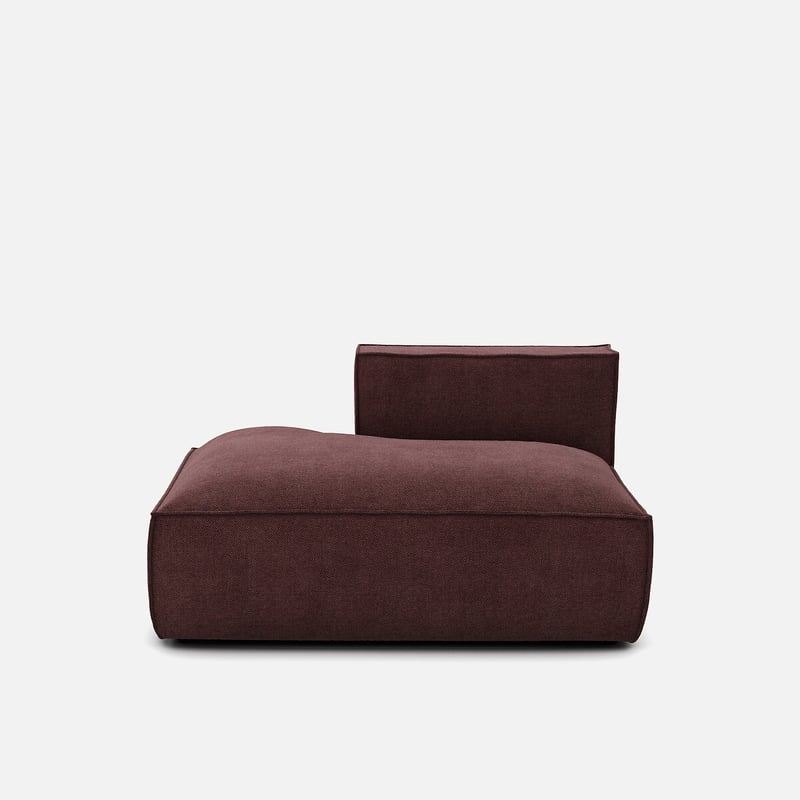 Récamiere-element Links Für Modulares Sofa Seven, Aus Strukturgewebe