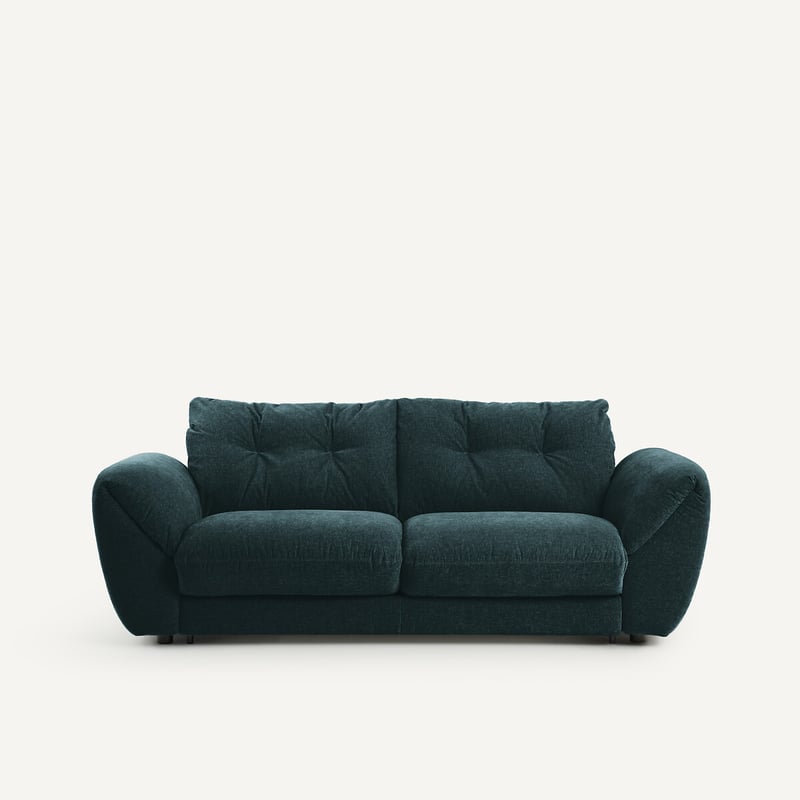 Am.pm 3-sitziges Schlafsofa Edgar, Velours Chenille
