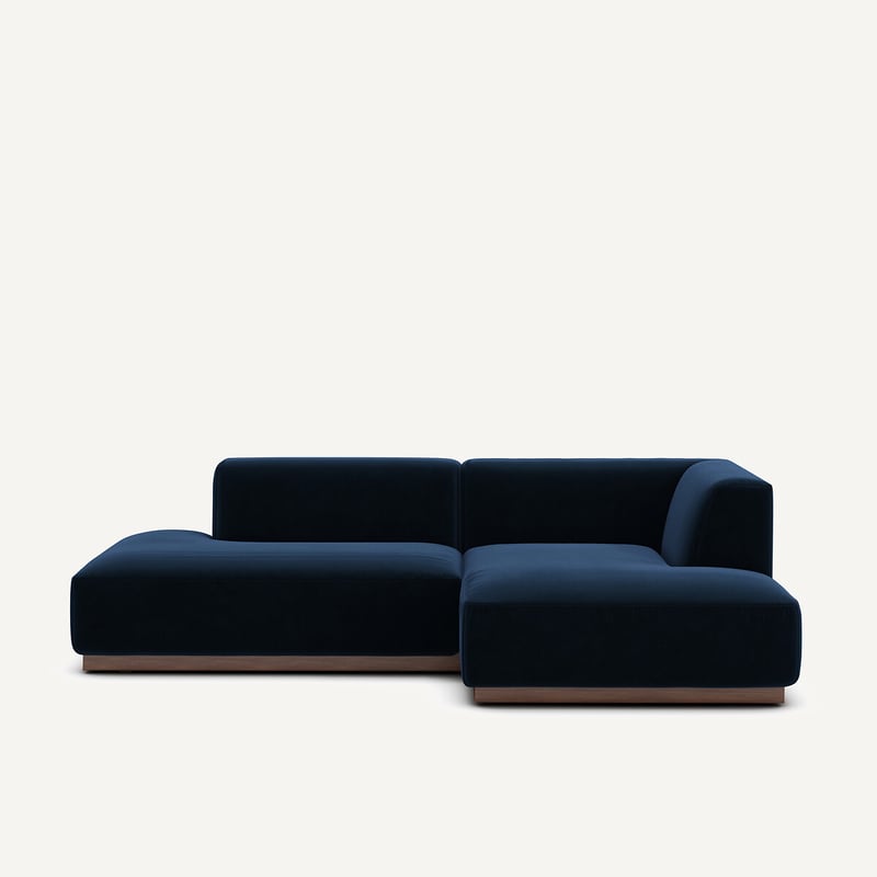 Am.pm Ecksofa Jacopo Mit Ecke Rechts, Samt