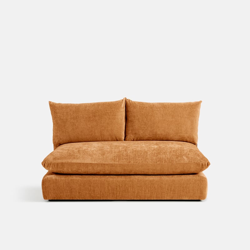 2-sitziges Sitzelement Malo, Für Modulares Sofa, Aus Struktursamt