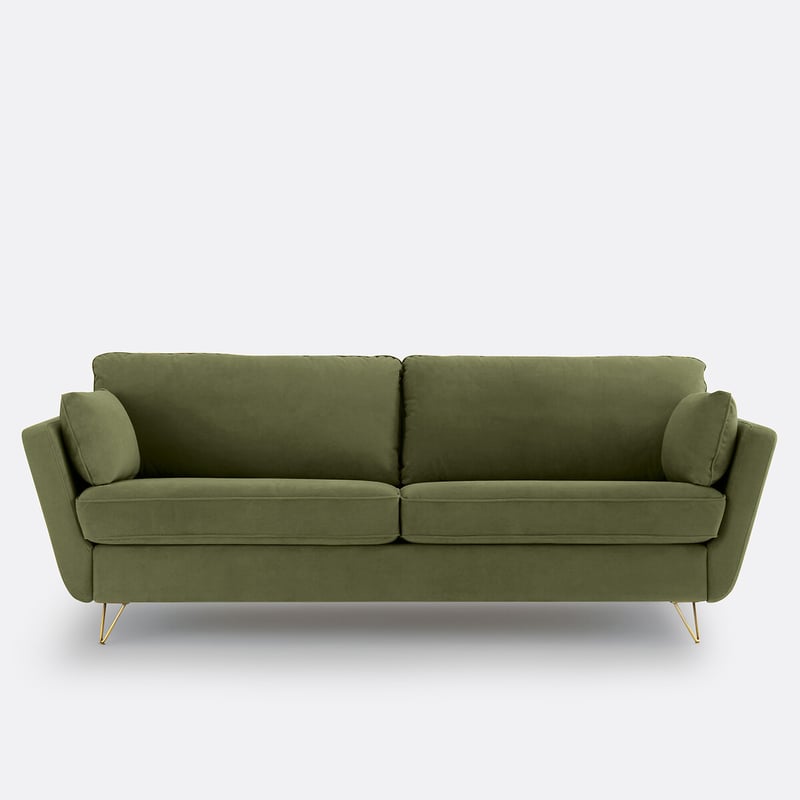 4- Bis 5-sitzer-sofa Aus Samt, Umwandelbar, Topim