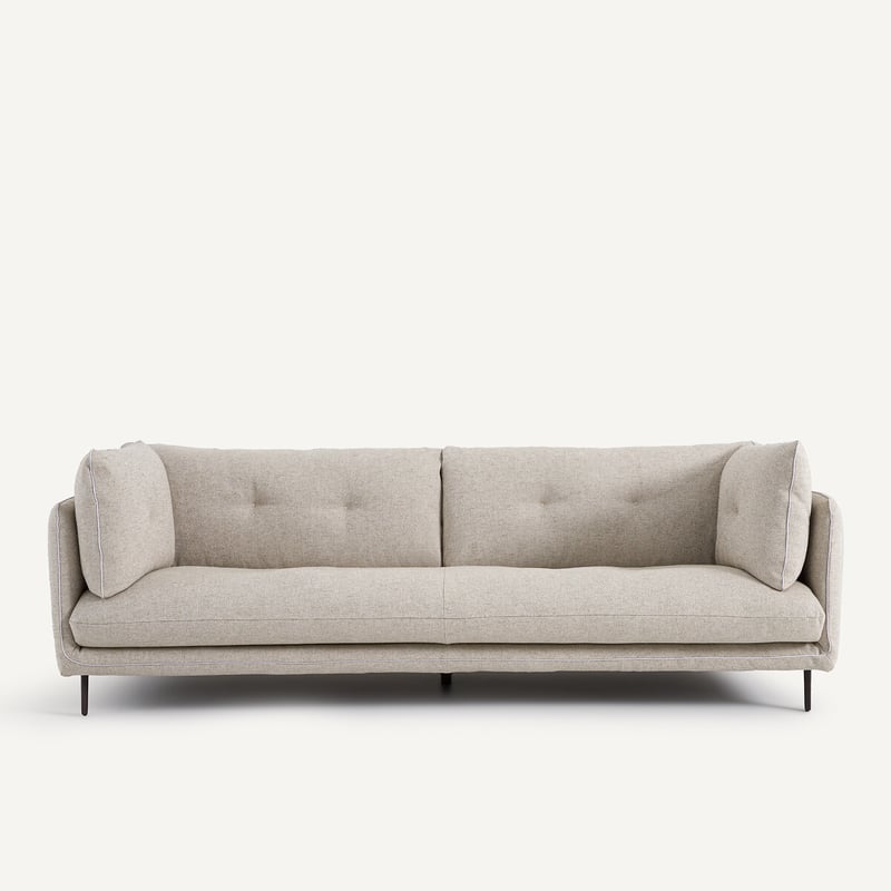 Am.pm Sofa Aus Texturierter Viskose Und Leinen, Botero