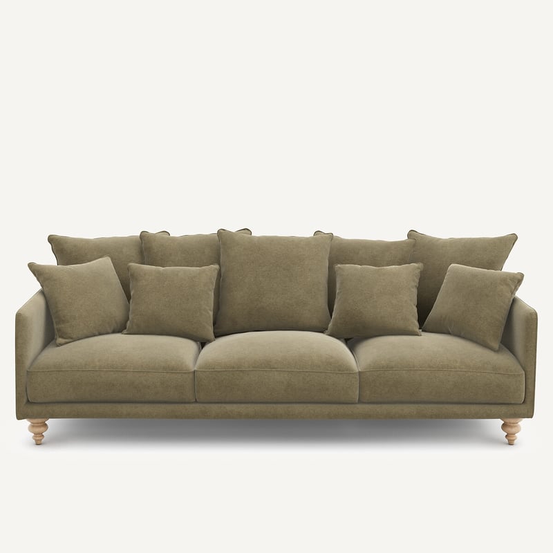 Am.pm Sofa Aus Leinenvelours, Lazare