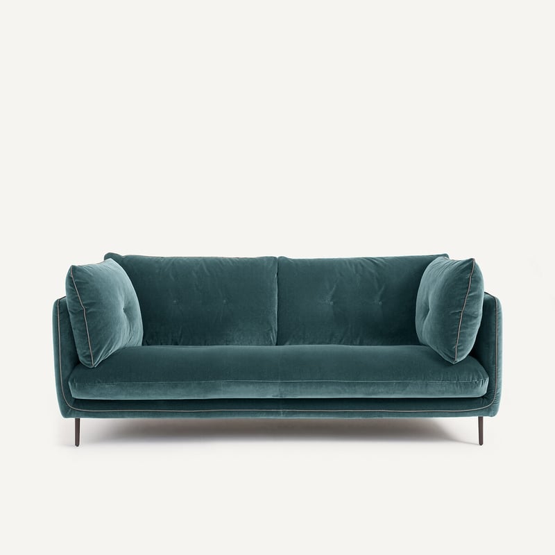 Am.pm Kompaktes Sofa Aus Samt, Botero