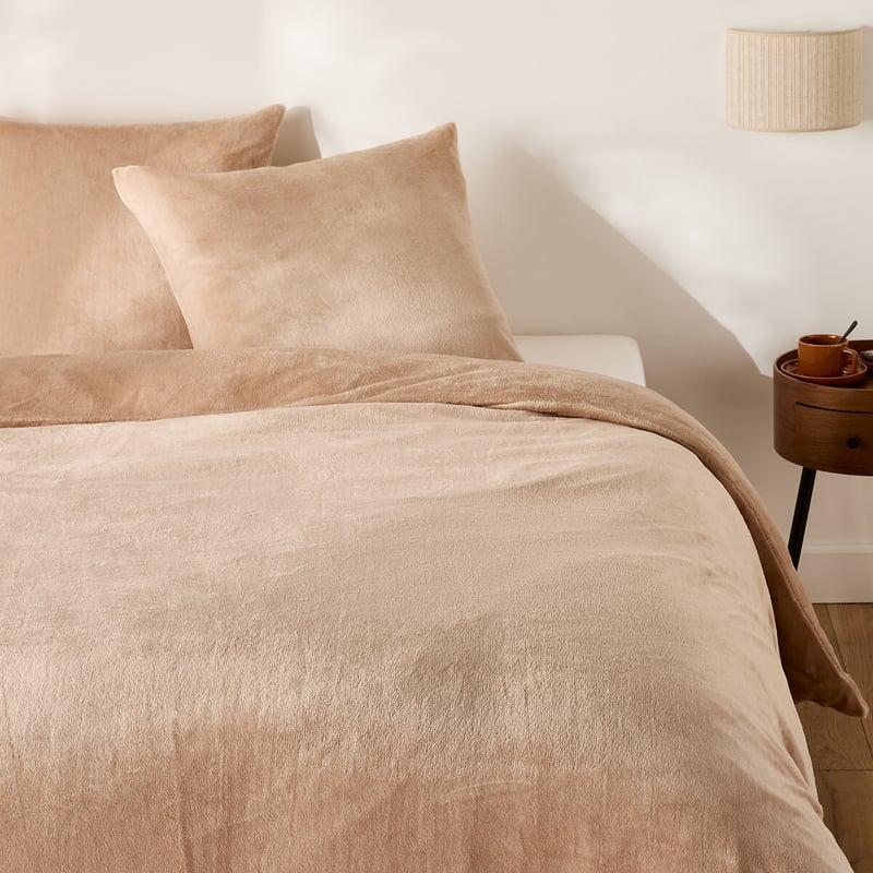 So'home Bettwäscheset Mit Quadratischem Kissenbezug, Vorder- Und Rückseite Aus Fleece