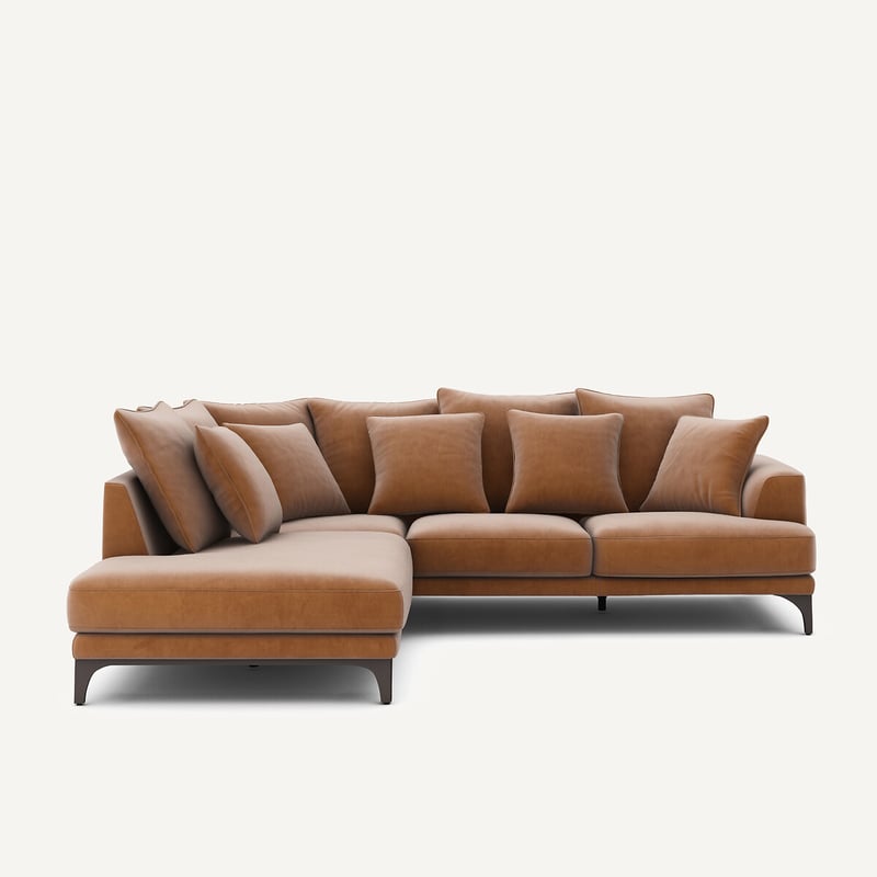 Am.pm Ecksofa Aus Samt, Armento