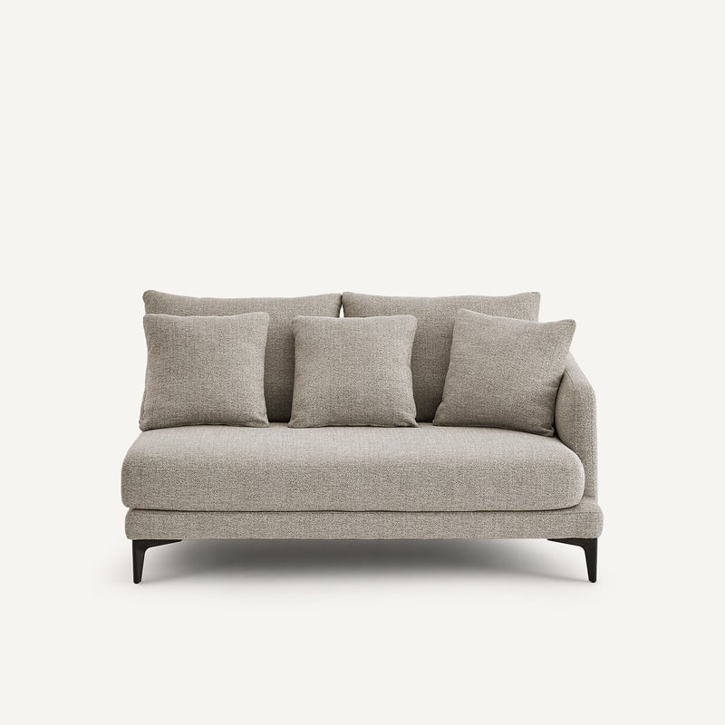 Am.pm X Emmanuel Gallina Halbes 2-sitzer-sofa Aus Strukturiertem Mix, Moderniste, Design Emmanuel Gallina