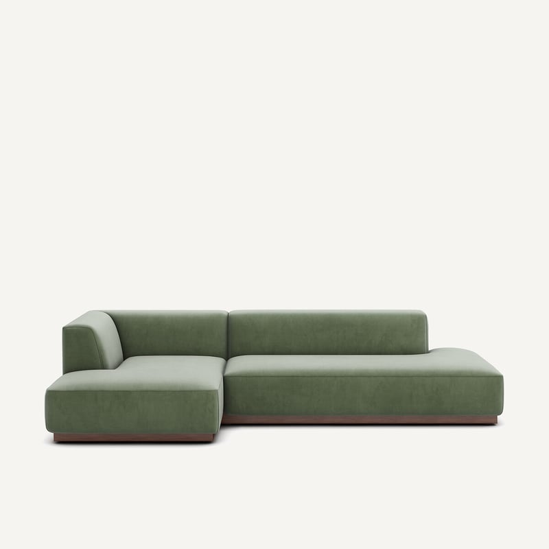 Am.pm Xl-ecksofa Jacopo Mit Ecke Links, Samt