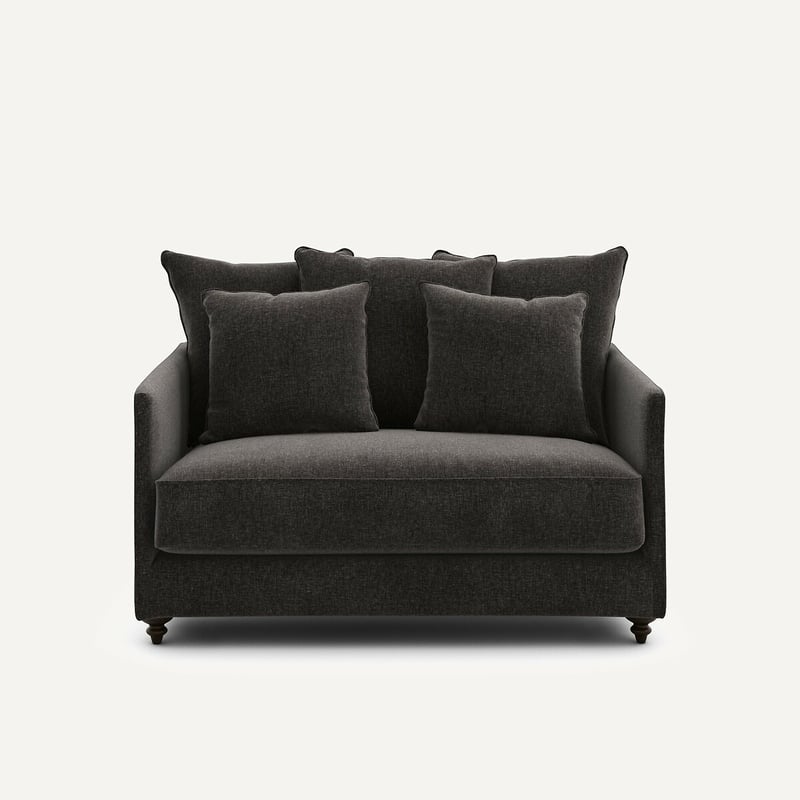 Am.pm 2p-sofa, Umwandelbar, Chenille-samt, Lazare