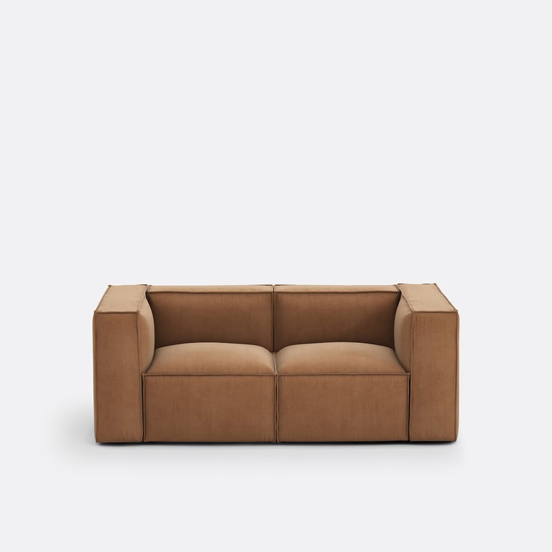 Modulares 2-sitzer-sofa Seven, Aus Cordsamt
