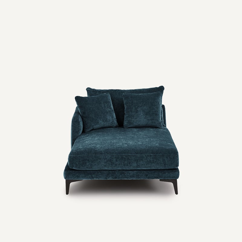 Am.pm X Emmanuel Gallina Chaiselongue Aus Veloursmischgewebe, Moderniste, Design: Emmanuel Gallina