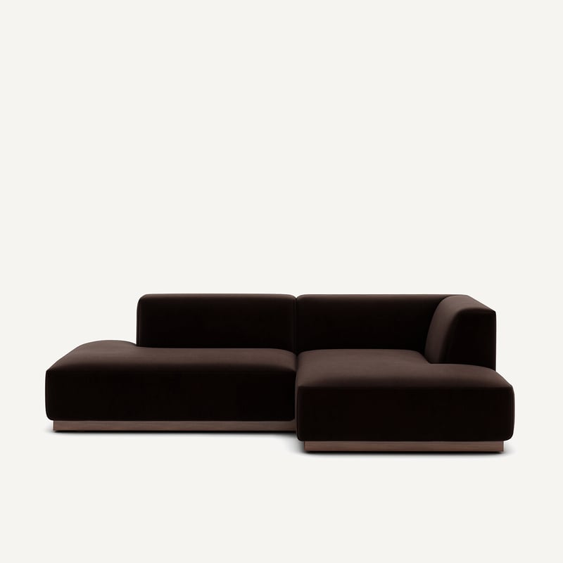Am.pm Ecksofa Jacopo Mit Ecke Rechts, Samt