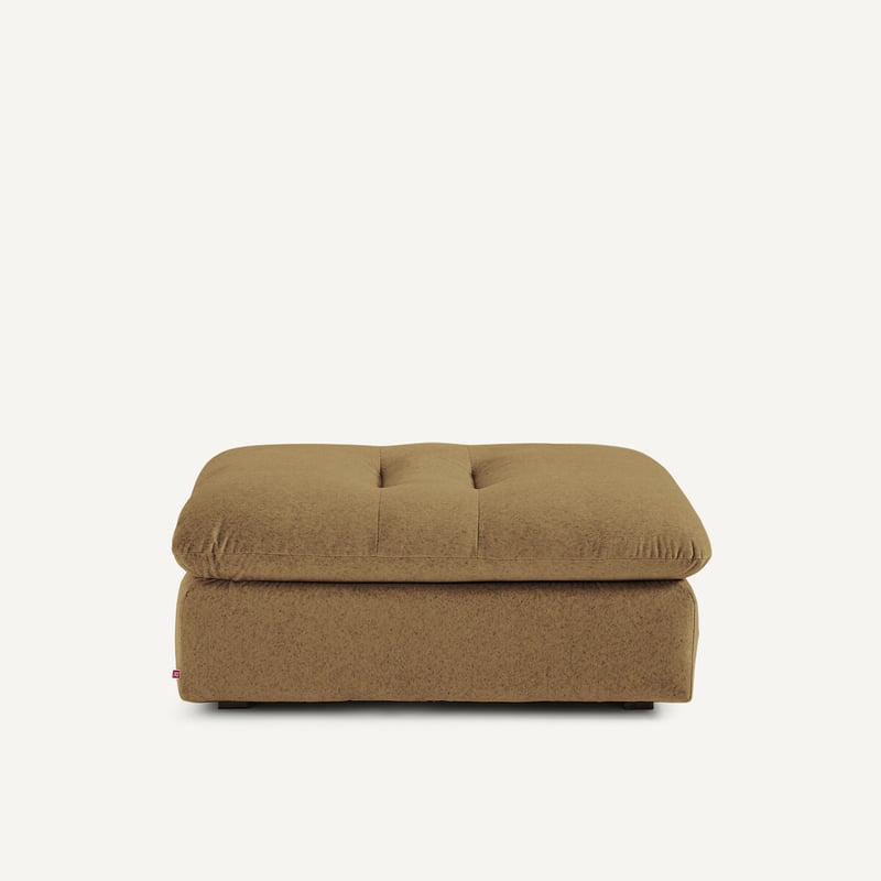 Am.pm Modularer Fussschemel Aus Leinenvelours, Giuliano