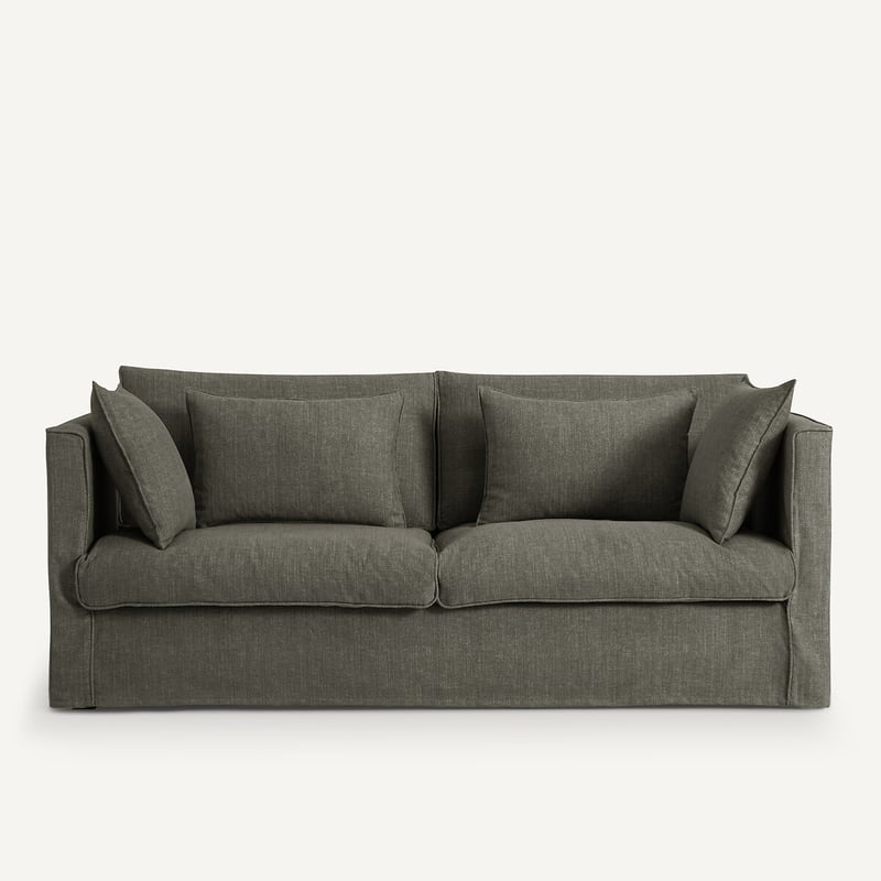 Am.pm 3- Oder 4-sitzer-sofa, Baumwolle/leinen, Camille