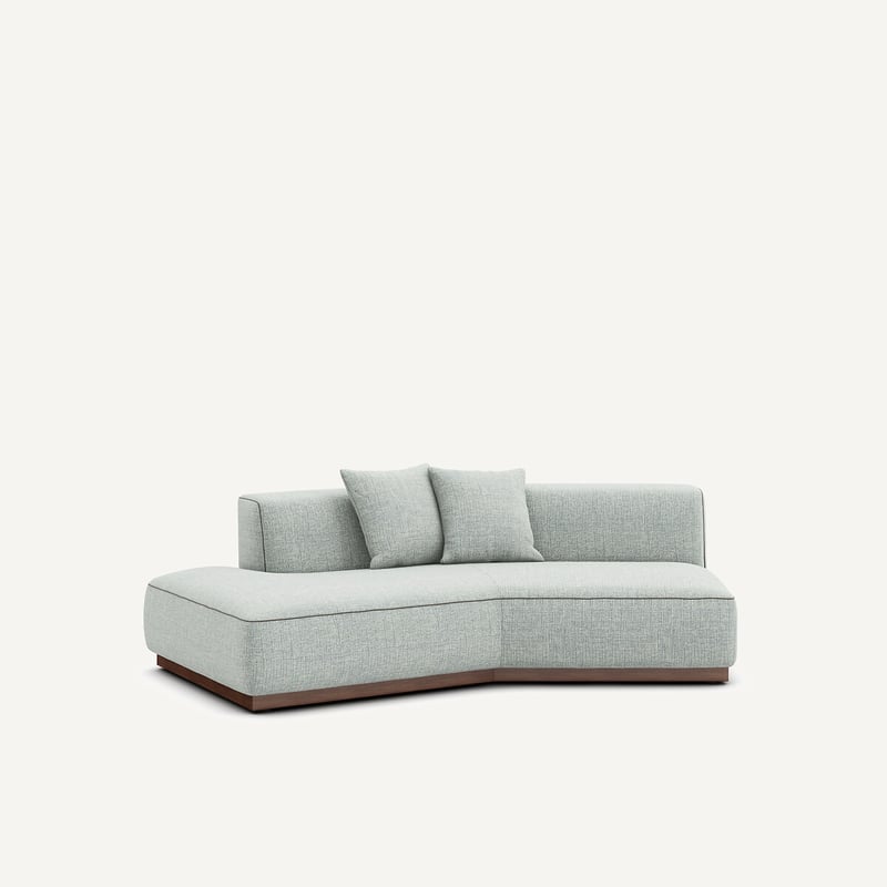 Am.pm Halbes Sofa Links Aus Jaspé-stoff, Jacopo
