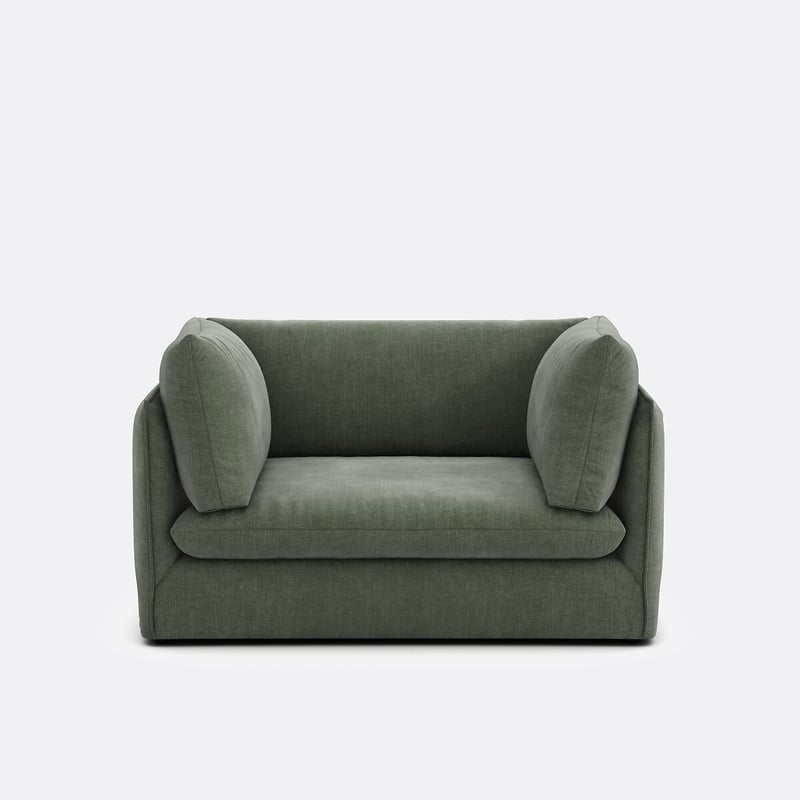 Xl-sesselelement Malo, Für Modulares Sofa, Aus Strukturgewebe