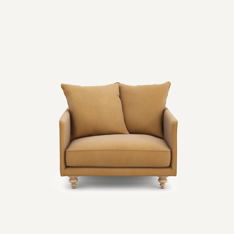 Am.pm Sessel Aus Leinenvelours, Lazare