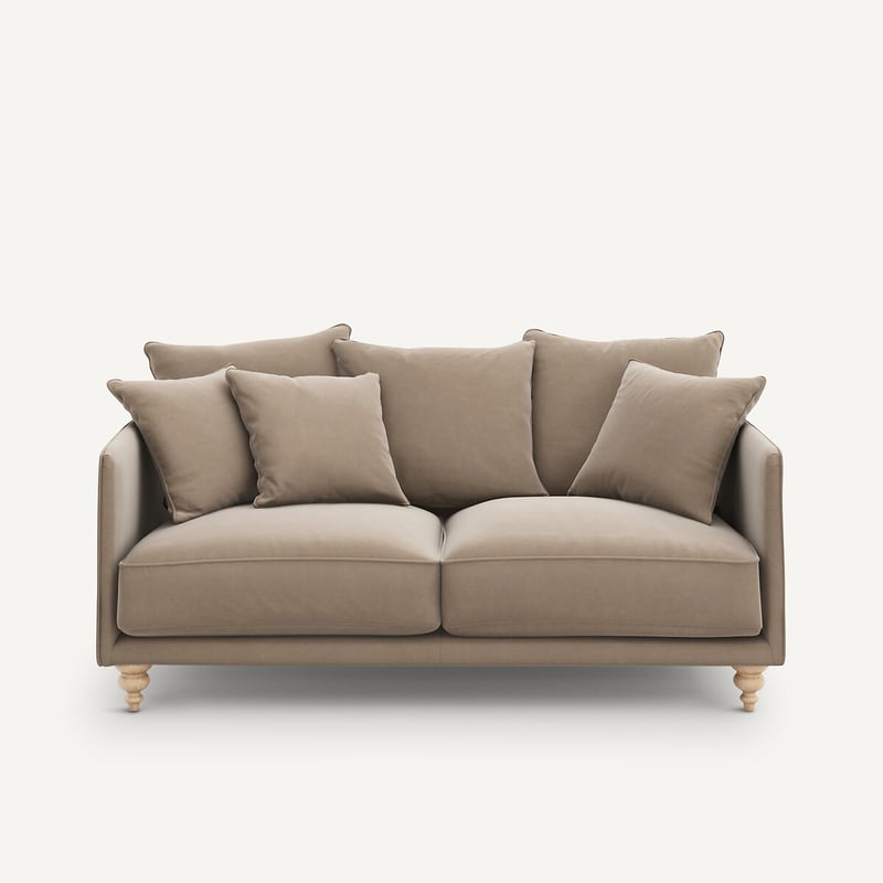 Am.pm Sofa 3p Compact Velours, Lazare