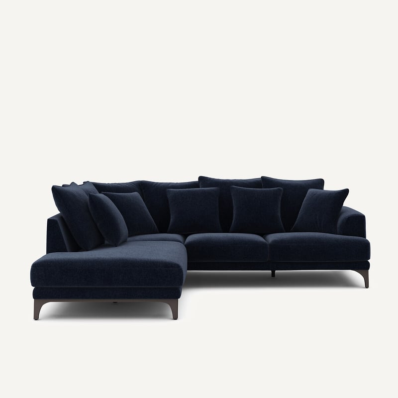 Am.pm Ecksofa Aus Chenille-velours, Armento