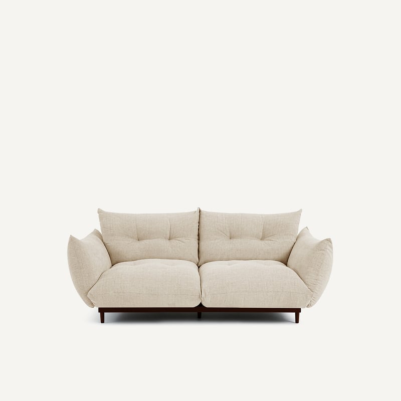 Am.pm Kompaktes Sofa, 3-sitzig, Aus Geflochtenem Polyester, Vitoria
