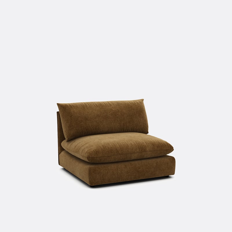 Sessel-element Malo Für Modulares Sofa, Aus Meliertem Polyester