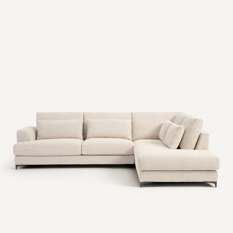 Am.pm Sofa, Rechte Ecke, Umwandelbar, Bouclé, Marsile