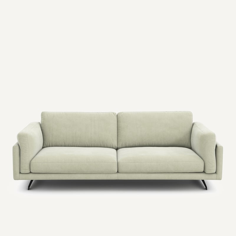 Am.pm Sofa Aus Stonewashed Velours, César