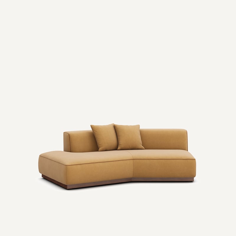Am.pm Halbes Sofa Links In Leinenvelours, Jacopo