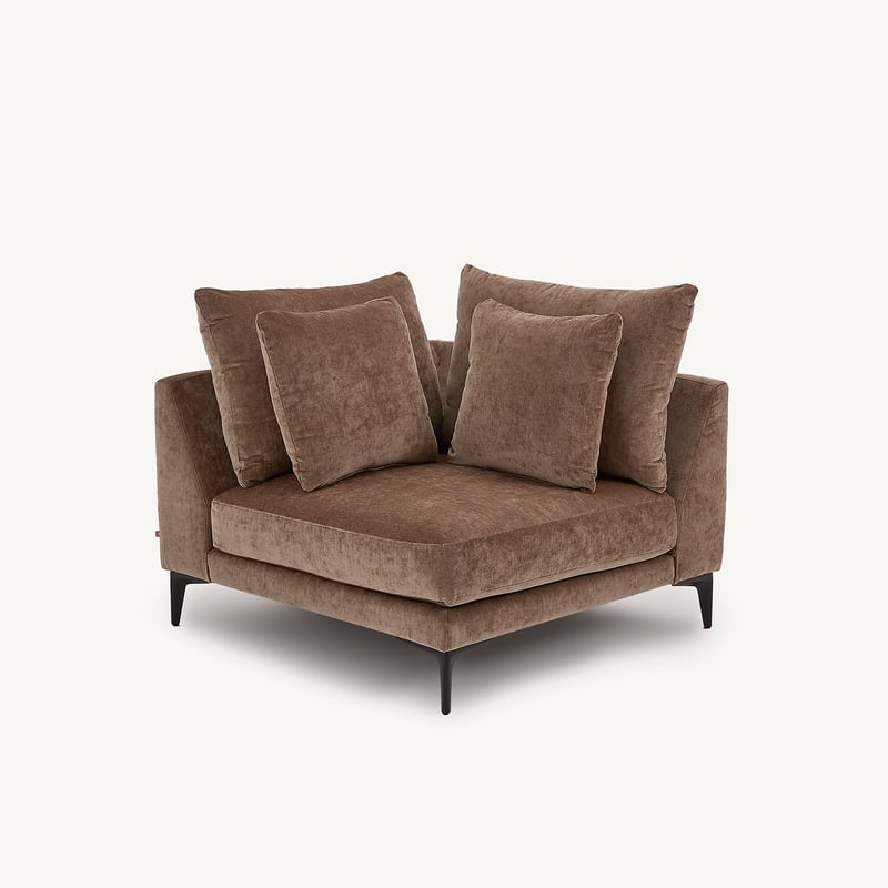 Am.pm X Emmanuel Gallina Ecksofa Aus Mischvelours, Moderniste, Design Emmanuel Gallina