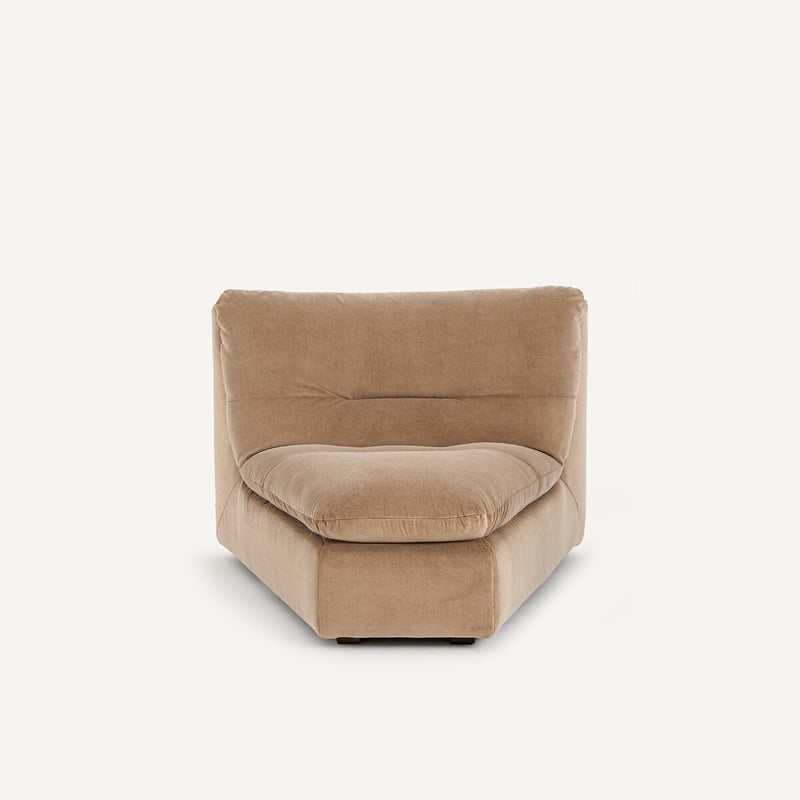 Am.pm Eckmodul In Stonewashed Velours, Giuliano