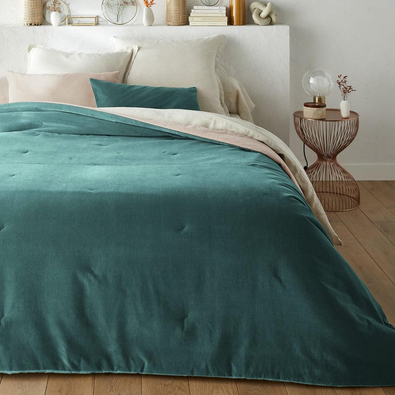 La Redoute Interieurs Gesteppte Tagesdecke Velvet Aus Baumwollsamt
