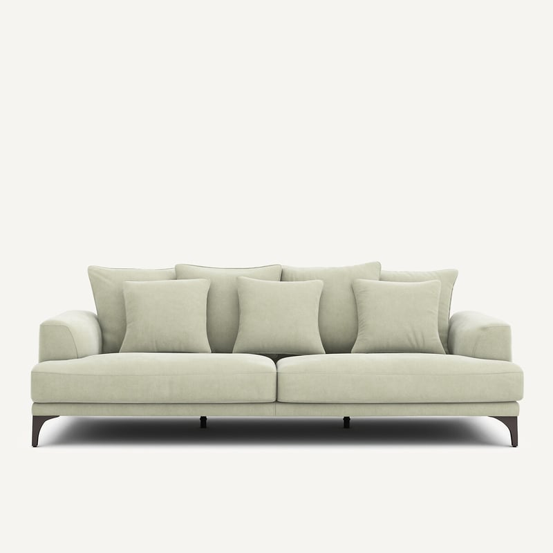 Am.pm 3- Oder 4-sitzer-sofa Armento, Stonewashed Velours