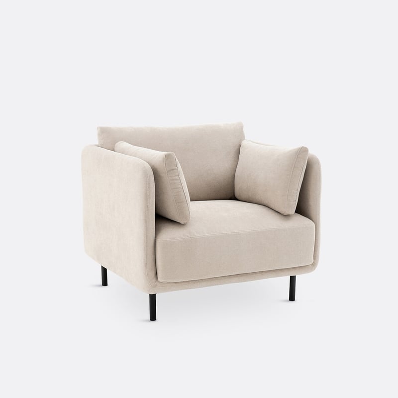 Sessel Victor, Aus Strukturgewebe