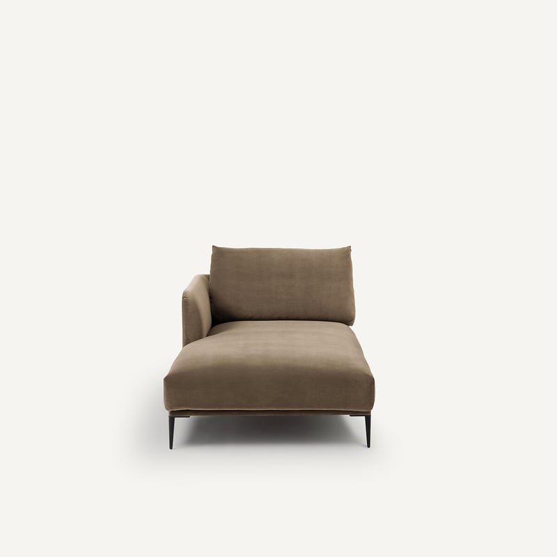 Emmanuel Gallina X Am.pm Chaiselongue Aus Samt, Oscar, Design Emmanuel Gallina