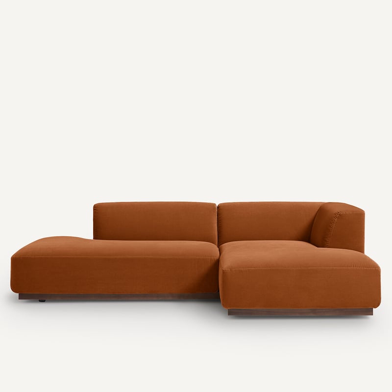 Am.pm Xl-ecksofa Jacopo Mit Ecke Rechts, Samt