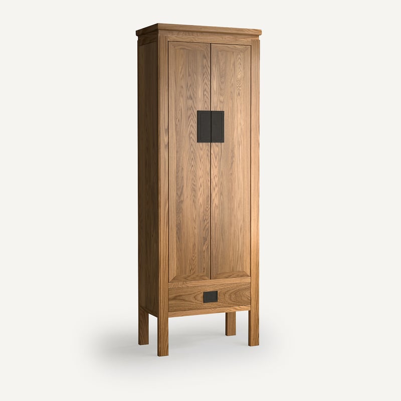 Am.pm Chinesischer Schrank Aus Massiver Eiche Und Furnier, Ling