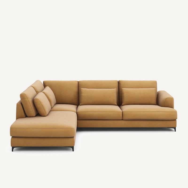 Am.pm Sofa, Linke Ecke, Umwandelbar, In Leinenvelours, Marsile