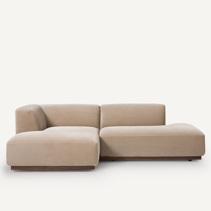 Am.pm Ecksofa Jacopo Mit Ecke Links, Samt