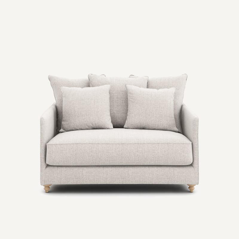 Am.pm 2-sitzer-sofa, Umwandelbar, Aus Jaspé-stoff, Lazare