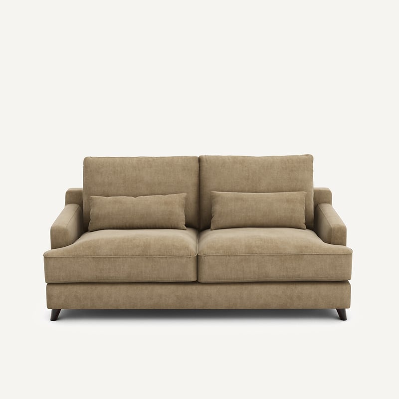 Am.pm 3-sitzer-sofa, Stonewashed Velours, Alwine