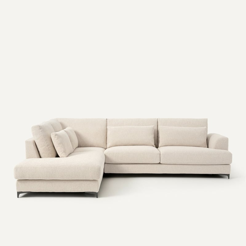 Am.pm Sofa, Linke Ecke, Umwandelbar, Boucle, Marsile