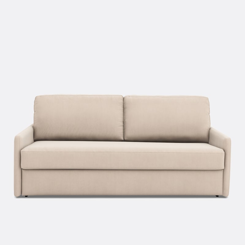 Schlafsofa Aus Feinrippsamt, Schaumstoff, Marta