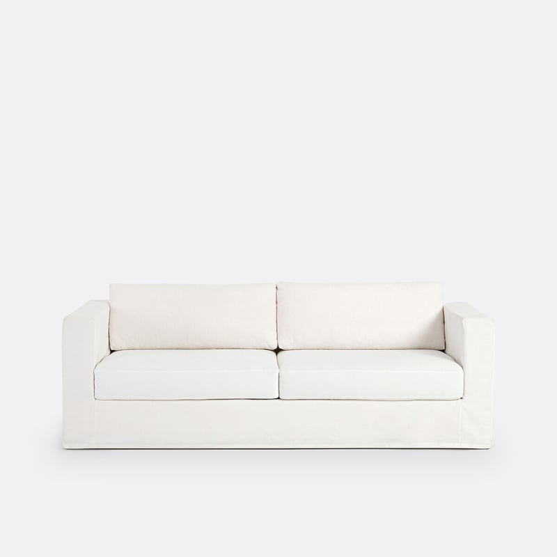 Sofa Mit Abnehmbarem Bezug 3-, 4-sitzig Baumwolle Und Leinen, Noni