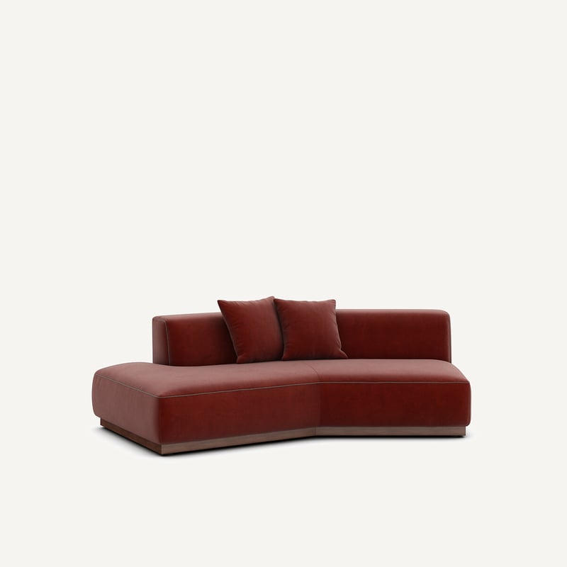 Am.pm Halbes Sofa Links In Samt, Jacopo