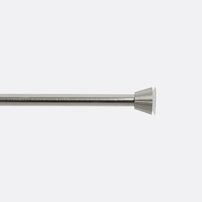 Cessot Decoration Ausziehbare Klemm-vorhangstange, 120/210 Cm