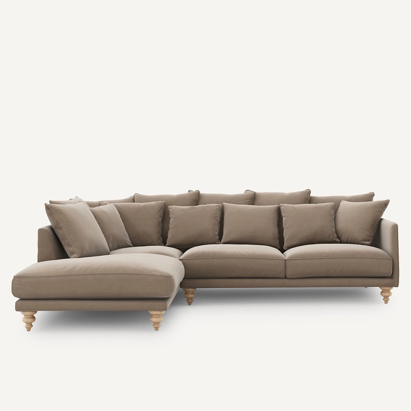 Am.pm Ecksofa Lazare, Samt